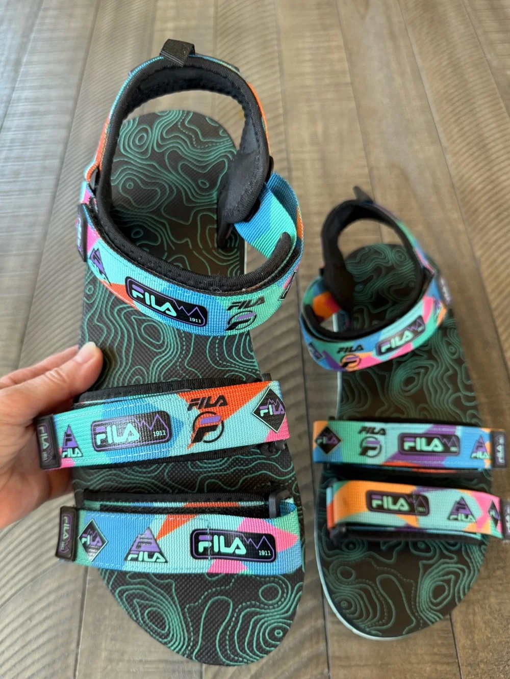 Fila Drifter DNS 90’s Vibe Retro Hiking Sandals Men's Size 11
